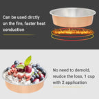 Beasea 20 Pack Mini Pie Pans, 4 Inch Rose Gold Aluminum Foil Tins with Lids, Perfect for Baking, Made of Premium Quality Aluminum, Lightweight and Homemade Friendly