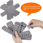 BYKITCHEN Pan and Pot Protectors, Larger & Thicker Pan Protectors with Stars, Set of 6 and 3 Different Sizes, Pot Protectors for Stacking and Protecting Your Cookware