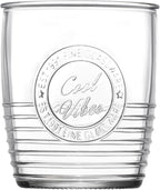 Le'raze Set of 8 Original Mason Drinking Glasses 4-18oz. Highball Tumbler Glasses, and 4-13oz. Whiskey Glass Cups for Everyday Home Use, Water, Beer, Juice, Cocktail.