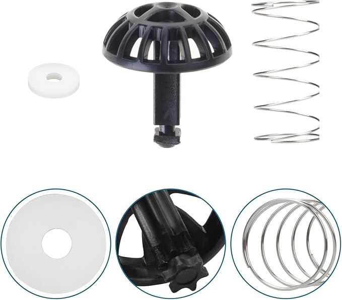 2 Pack Coffee Brew Basket Spring Loaded Stopper Kits Machine, Accessory Part Suitable for Various Models Maker Part