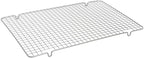 Nordic Ware 43343 Oven Safe Nonstick Baking & Cooling Grid (1/2 Sheet), One Size, Steel
