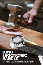 Dalstrong Meat Tenderizer Tool - NEW IMPROVED - Dual Sided, Extra-Large Meat Hammer - Premium High-Carbon Stainless Steel - Meat Mallet - Chef Pounder - Black G10 Handle