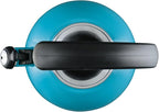 Circulon Enamel on Steel Whistling Induction Teakettle, Tea Kettle for Stovetop with Flip-Up Spout, 2-Quart, Turquoise
