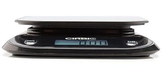 Talking Kitchen Scales - Big Numbers with Clear Loud Voice North American Accent (Black)