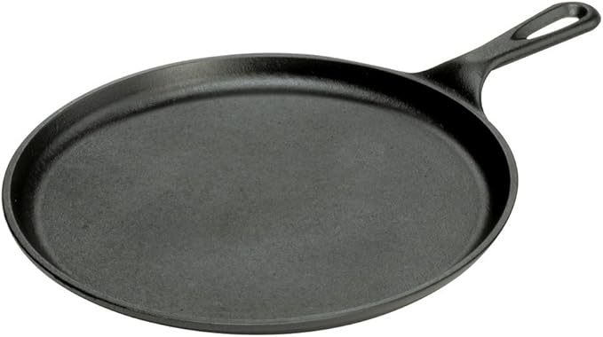 Lodge Cast Iron Set - Pre-Seasoned Kitchen Essentials Set - Skillet, Griddle & Dutch Oven Included - PFAS-Free Non-Toxic Cookware - 7-Piece Set