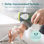 Puracy 99.9% Natural All Purpose Cleaner Concentrate - Makes 128oz Multi Purpose Cleaner - Green Tea & Lime - Surface Cleaner, Floor Cleaner, Kitchen, Cleaner, Bathroom Cleaner - Cleaning supplies