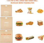 12 Pack Toaster Bags Nonstick Reusable Easy to Clean for Grilled Cheese Sandwiches Toast Bread Snacks (12)
