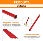 Aifeier ET Canning Tools Kit includes 1pcs Bubble Popper Bubble Remover and 1pcs Jar Lid Lifter Magnetic Lid Lifter (Red)