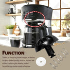 2 Pack Coffee Maker Brew Basket Water Stop Valve Kit for Mr. Coffee Black and Decker Hamilton Coffee Maker Parts 990117900 990237500 Coffee Maker Parts for 49976 49954 49947 49966 49957 49958