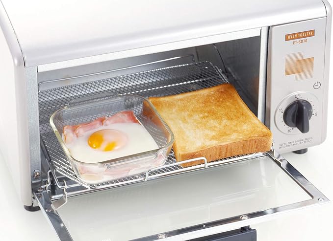 iwaki BC3840 Heat Resistant Glass Toaster Oven Dish, Basic Series, Half 5.7 x 4.7 x 1.5 inches (144 x 120 x 39 mm), 12.4 fl oz (340 ml)