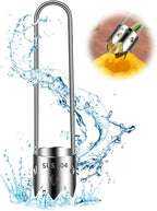 Red Bell Pepper Seed Corer & Jalapeno Corer Tool - 304 Stainless Steel, Apple Pineapple Vegetable Corer, Easy Core Remover with Anti-Slip Handle ﻿