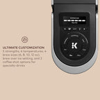 Keurig K-Café SMART Single Serve Coffee Maker with WiFi Compatibility, Latte and Cappuccino Machine with Built-In Frother, 6 Brew Sizes, Black