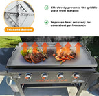 Upgrade Flat Top Griddle Insert for Blackstone 36 Inch Tabletop Griddle Powder Coated Steel Grill Cooking Plate Replacement Parts w/Rear Grease System for 1565 1554 1560 1803 1818 1820 1825 1836 1841