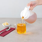 Restaurantware-Chef 101 32 Ounce All Purpose Syrup Dispenser, 1 Honey Dispenser - White Top, Stainless Steel Slide Cover, Plastic Pancake Syrup Bottle, Perfect For Diners, Restaurants, Home