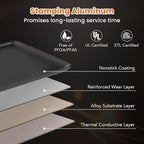 LDAILY Extra Large Nonstick Electric Griddle, Teppanyaki Grill BBQ W/ 4 Adjustable Temperature, Even Heating & Handles, Long Table Top Pancake Griddle Grill for Indoor & Outdoor Party, Camping（35’’）