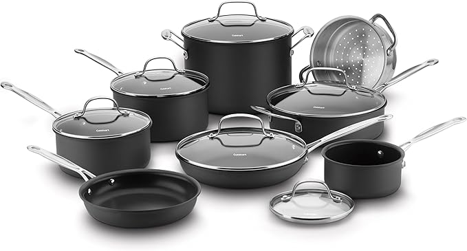 Cuisinart Chef's Classic™ Nonstick Hard Anodized 14 Piece Set, 66C-14