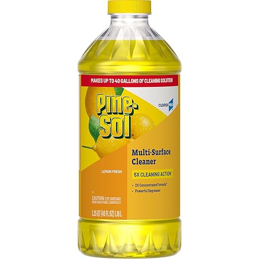 Pine Sol CloroxPro Multi-Surface Cleaner, All Purpose Cleaner, Lemon Fresh, 40 Fluid Ounces (Package May Vary)