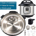 Replacement Parts for Instant Pot Duo/Duo Plus 5&6QT, 10Pcs Set with Steam Release Valve, Sealing Ring, Float Valve replacement for Instant Pot, lid replacement for Instantpot IP-DUO50 IP-DUO60