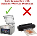 UltraSource - Chamber Machine Pouches 3 Mil Thickness, 16" x 16", Pack of 500 Vacuum Chamber Pouches, BPA-Free Pre-Cut Chamber Vacuum Sealer Bags with tear notch