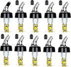 Measure Pourer Drinks Wine Cocktail Beverages Dispenser,Automatic Measured Bottle Pourer Spout,Quick Shot Spirit,Ideal Cocktail Home Bar Tools 1oz/30ml Yellow 10 Pack