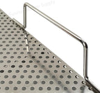 Sunrise Stainless Steel Fryer Screen with Handles (Solid Screen) (1, 17.5" x 17.5" x 2")