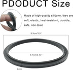 BlingKingdom 2 PCS Silicone Replacement Gaskets with Lip, Blender Gasket Replacement Seal