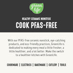 GreenLife Rice Cooker with Removable PFAS-Free Ceramic Nonstick Pot, 3-Cups Uncooked/6-Cups Cooked, Grains & Oatmeal Multicooker, Compact One-Switch Design, Auto Keep Warm, Easy Clean, Black