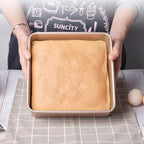 Baking Sheet Pans,2 Pack Nonstick Baking Sheet Pans,Cookie Sheet, Brownie Pan, Bread Pan for Toaster Oven, Small Baking Tray,Bakeware for Cakes, Cookies & Breads (8 Inches)