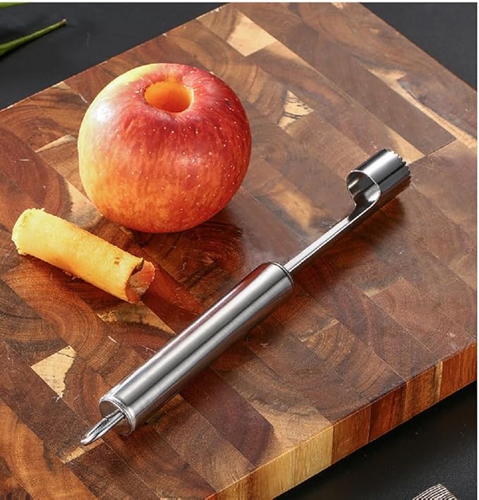 Yiasangly Fruit and Vegetable Corer Tool, Multi-Function Stainless Corer and Pitter Remover Set for Apple, Pear, Cherry, Jujube, Red Dates, Berry, Chili, Jalapeno Pepper, Tomato, potato - 6 Pieces