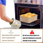 Brownie Pan, 2 Pack Square Baking Pan Square Cake Pan Non Stick Baking Pans, Small Baking Pans Deep Baking Pan For Toaster Oven, Bakeware For Cakes, Cookies & Breads (8 Inches)