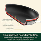 Cuisinart Chef's Classic™ Nonstick Hard Anodized 17 Piece Set w/Tempered Glass Lids