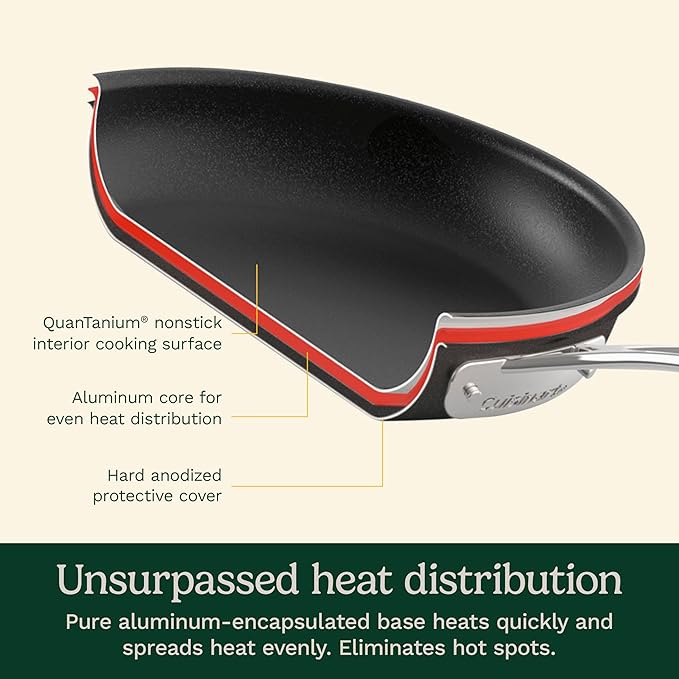 Cuisinart Chef's Classic™ Nonstick Hard Anodized 17 Piece Set w/Tempered Glass Lids