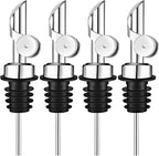 Pafuen Auto Liquor Pour Spout (4, Silver)