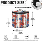 Stars And Stripes Pressure Cooker Insulation Bag for America250 Rose Print Insulated Carrier Electric Pressure Cooker Storage Bag Keep Your Cooker Dust Free