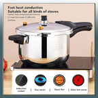 Efficient Pressure Cooking, Rapid Heating 16cm Valves, 304 Stainless Steel and Plastic Electric Pressure Cooker, for Quick and Cooking