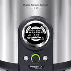 Presto 02152 17-Quart Digital Pressure Canner - Digital Display, Waterbath Capable, 10 Built-In Safety Features, Recipe Book, Stainless Steel