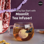 Cute Tea Strainers - Loose Leaf Tea Steeper, Tea Infuser for Loose Leaf Tea, Tea Diffusers, Tea Accessories, Mushroom Gifts, Cute Kitchen Accessories, White Elephant Gifts, (Moonlit, Spooky, Gothic)
