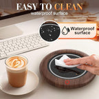 Coffee Mug Warmer, 40W Coffee Cup Warmer for Desk with 3 Temp Settings, Auto Shut Off, Mug Warmer for Home & Office, Smart Electric Beverage Warmer for Heating Coffee, Tea, Water, Milk and Coco