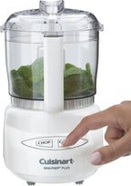 Cuisinart Mini-Prep Plus Food Processor,24-Ounce Mini Food Processor to Chop Herbs,Vegetables,and Hard Cheese,24-Ounce Work Bowl,Reversible Stainless Steel Blade,DLC-2A,White,(Pack of 6)