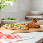 Chef Pomodoro Pizza Steel for Oven 16 Inch 1/4 Inch Thick, Baking Steel for Oven, Grill, Sourdough Bread, Baking Stone for Oven With Lifting Holes 16" X 13.25" (40.6 x 33.6 cm)
