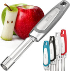 Orblue Premium Apple Corer Tool - Durable Stainless Steel Fruit Core Extractor Tool - Apple Corer Remover, Gray