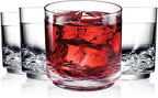 Drinique Unbreakable 10 Oz Drinking Glasses, Set of 4 - Tritan Plastic Shatterproof Tumbler Water Glasses, Drinking Cups, BPA-Free, Dishwasher Safe Alternative Glass Cups Set, 10 Ounces, Clear