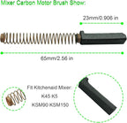 DTAIR W10380496 Carbon Motor Brush Replacement for Whirlpool KitchenAid Stand Mixer W10260958 AP5178083 PS3495098 9706416 (Pack of 2)