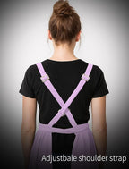 Pinknoke Vintage Pinafore Apron Dress for Women with Pockets Cute Floral Chef Aprons for Kitchen Cooking Baking Gardening