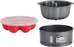 Instant Pot Official 4-Piece Nonstick Cooking Set: Versatile, Multi-Use, Dishwasher Safe, Oven Safe, and Excellent for Desserts, Meals, and Snacks