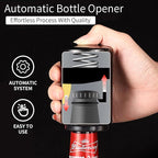 Premium Beer Bottle Opener Stainless Steel Automatic Bottle Opener Push Down No Damage Quick to Open Small Portable Bottle Cap Openers for Home Bars Picnic Camping Hiking
