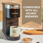 Peet's Coffee, Medium Roast Keurig K-Cup Pods - Single Origin Brazil 88 Count (4 Boxes of 22 Pods)