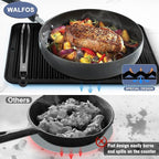 Walfos Large Silicone Trivet 16x12 Inch, Trivets for Hot Pots and Pans, Heat Resistant Pot Holders Hot Pads for Kitchen Quartz Countertops, Hot Dishes