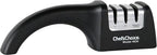 Chef'sChoice Professional Manual Knife Sharpeners AngleSelect for 15- and 20-Degree Straight-Edge and Serrated Knives with Diamond Abrasives Precise Angle Control & Compact Footprint, 2-Stage, Black