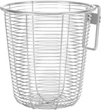Cabilock Dishwasher Chopstick Basket with Hooks, Stainless Steel Kitchen Utensil Holder, Cutlery Organizer for Chopsticks Spoons Forks Straws, Small Hanging Silverware Drying Rack